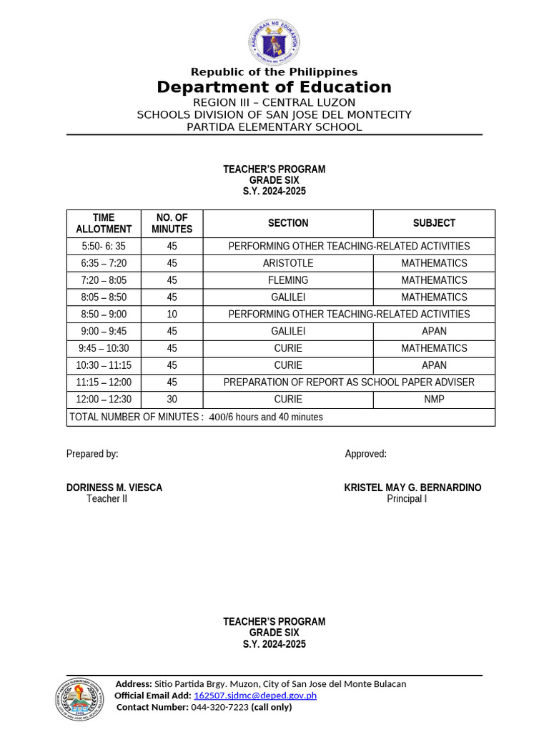 Final Grade 6 Matatag Teachers Program | PDF | Republic | Southeast Asia
