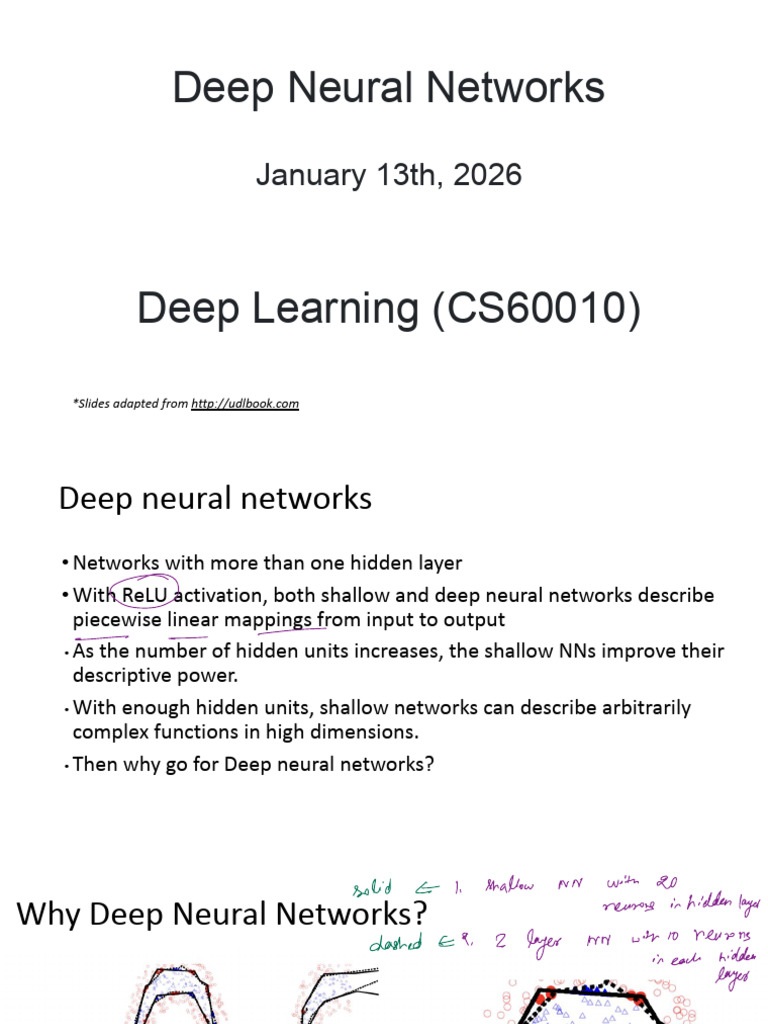CS60010 Deep Neural Networks | PDF | Deep Learning | Mathematics