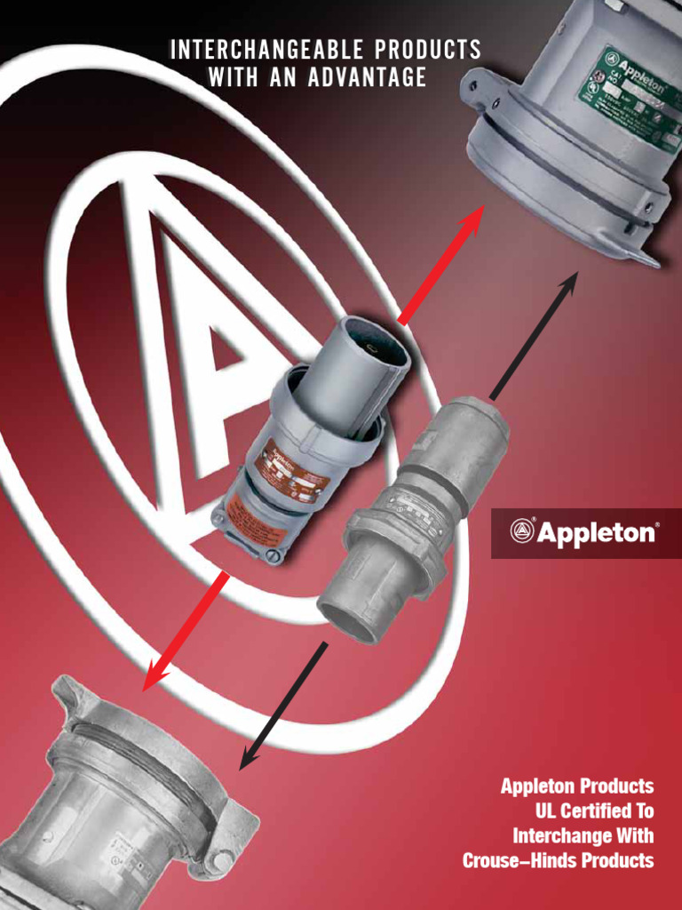 Appleton Crousehinds Interchageability Chart | PDF | Electrical ...