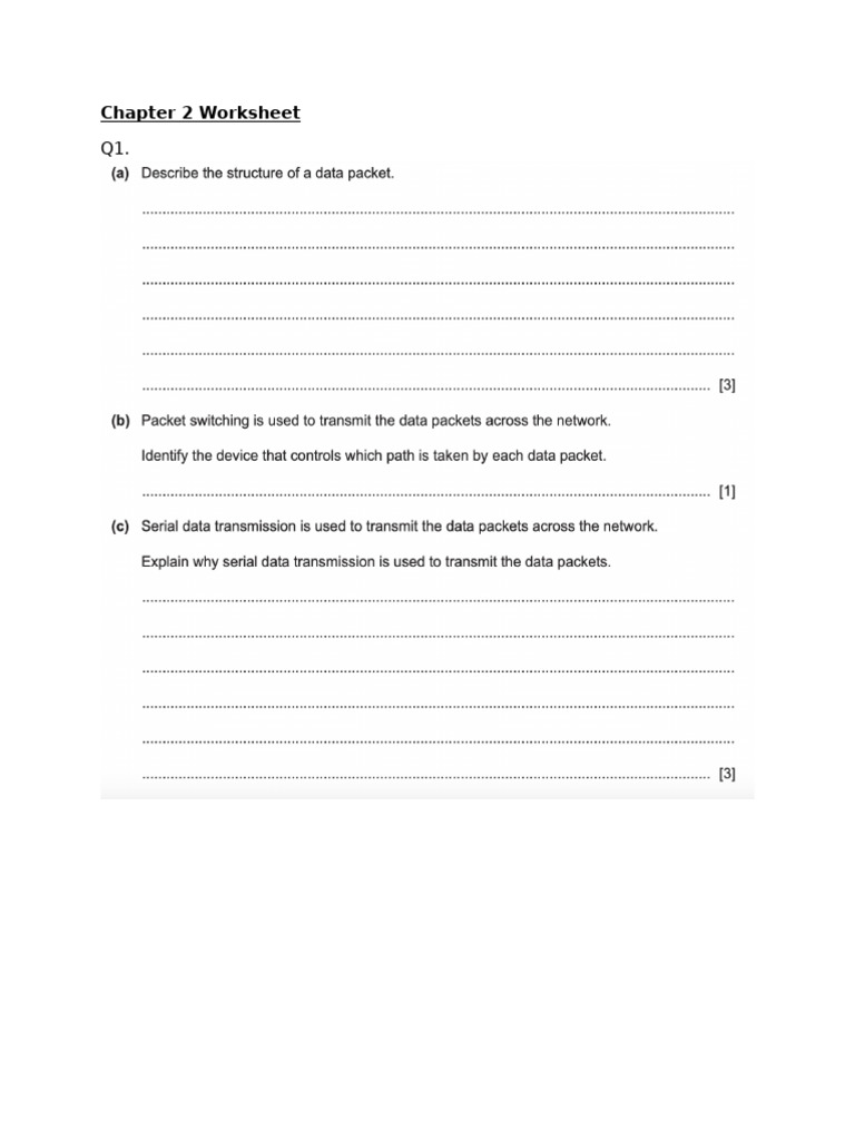Chapter 2 QP | PDF