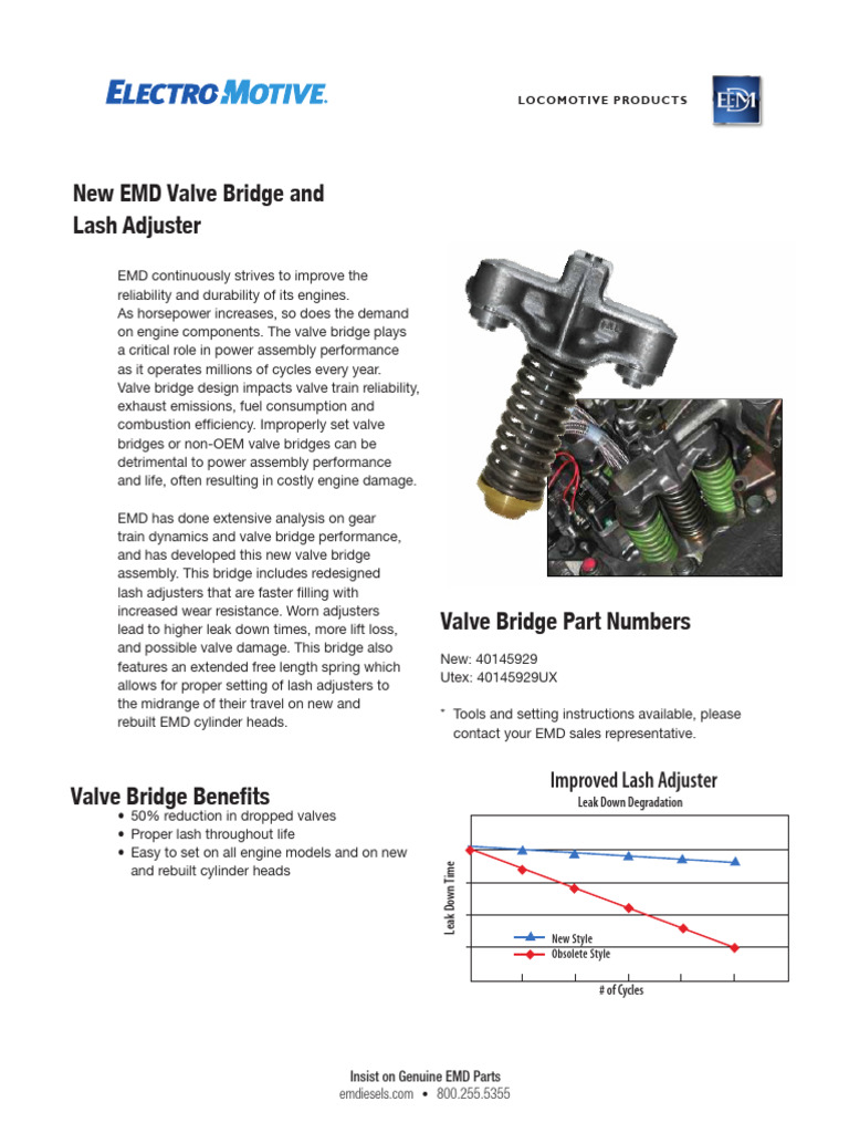 13 ME Valve Bridge and Lash Adjuster | PDF | Engines | Internal ...