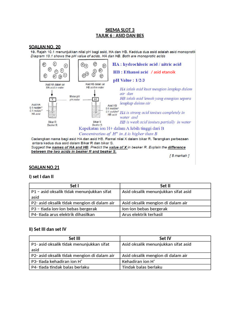 Skema Slot 3 - Asid Dan Bes (2) (1) | PDF