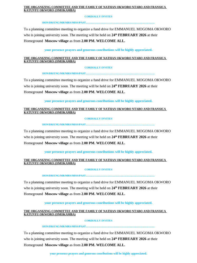 FUND RAISE | PDF