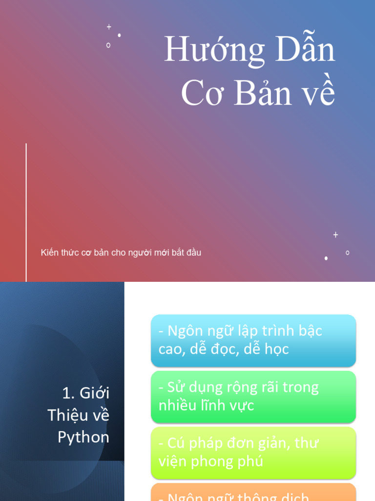 Huong Dan Python Co Ban | PDF