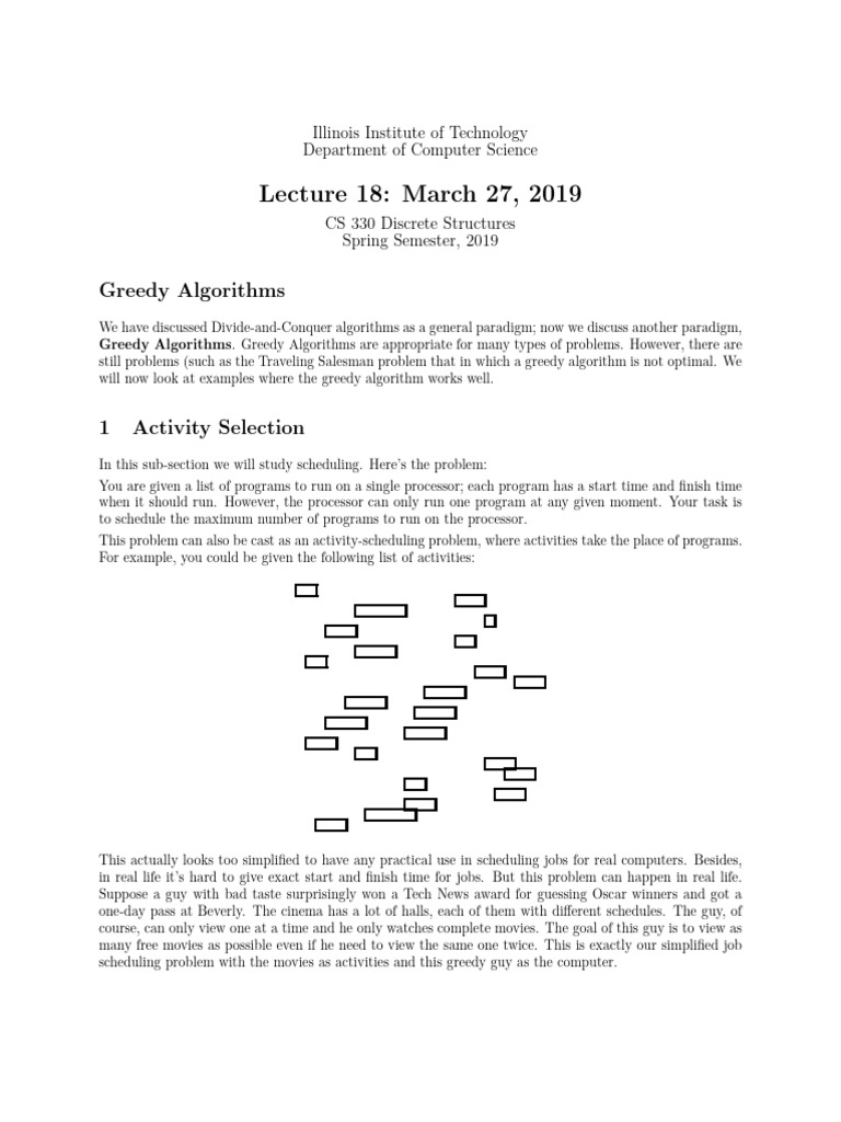 Iit Cs330 Mar27 | PDF | Time Complexity | Computer Science