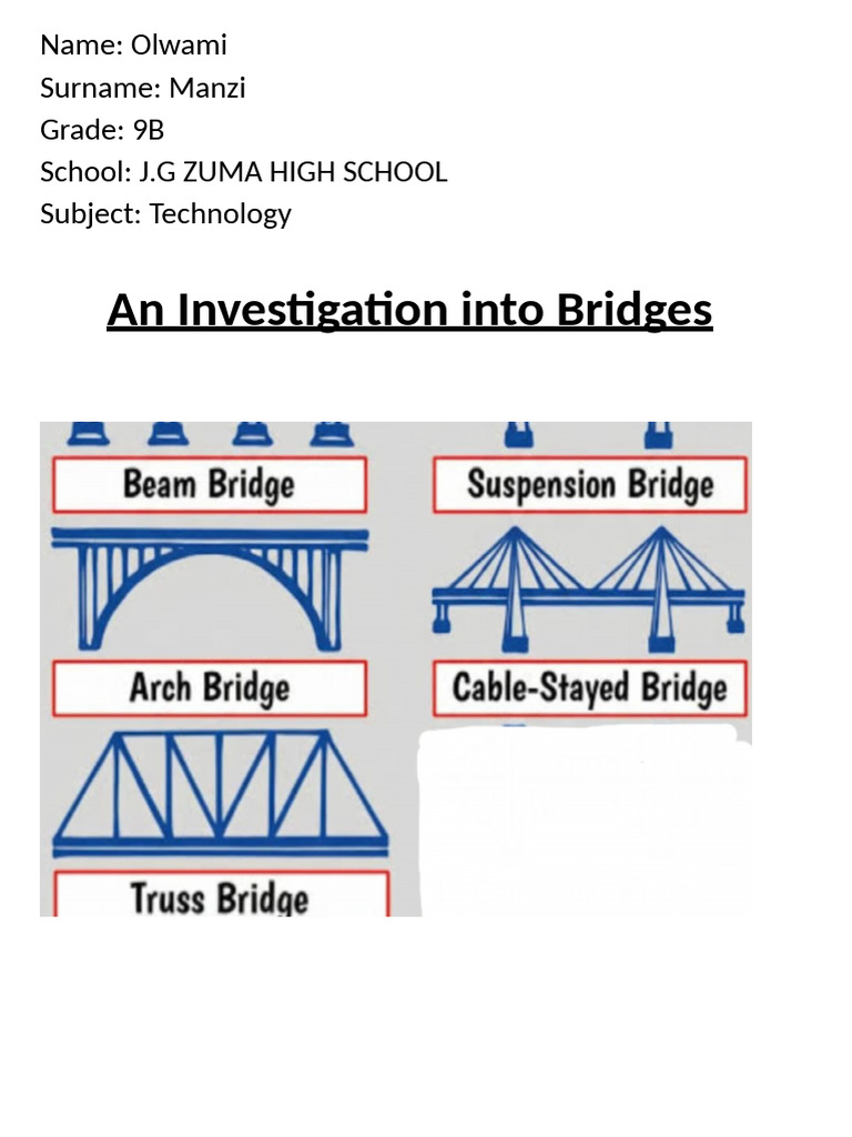 Technology Bridge Research High-school | PDF | Bridge | Building ...