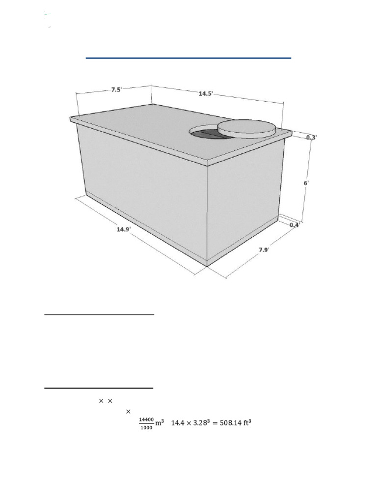 Overhead Tank | PDF | Civil Engineering