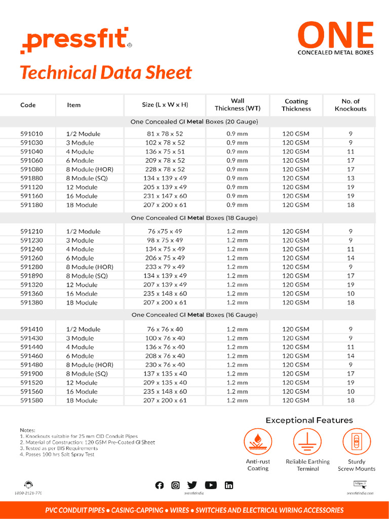 TDS Metal Boxes | PDF