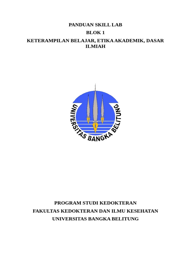 Modul Skill Lab Blok 1 2024 (Fix) | PDF