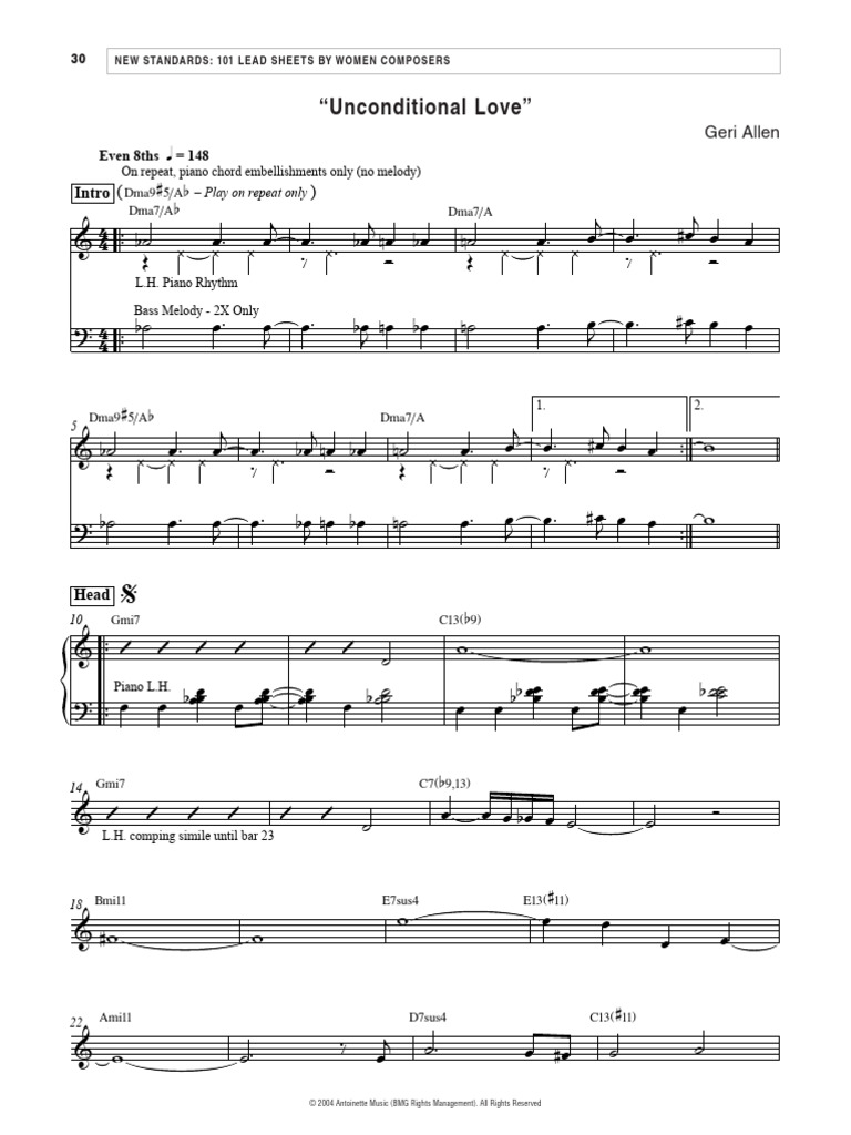 Unconditional Love | PDF | Musical Compositions | Musical Techniques