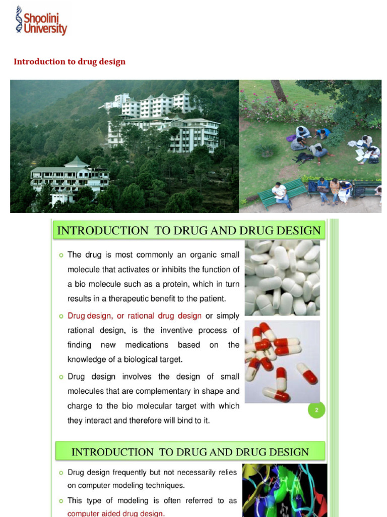 22-Introduction To Drug Design | PDF