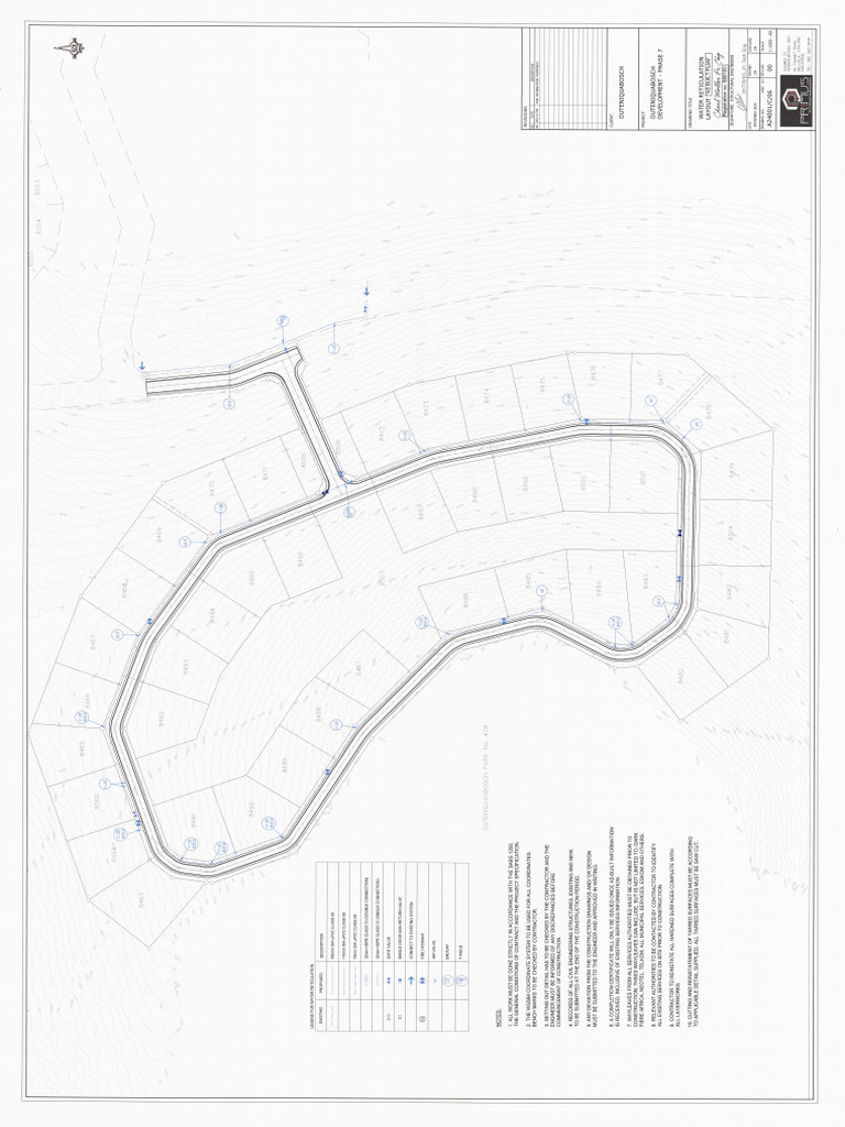 Phase 7 Water Reticulation Layout as Built | PDF