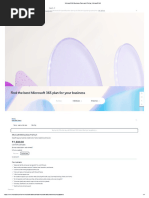 Microsoft 365 Plans Comparison Chart | PDF | Microsoft Office | Software