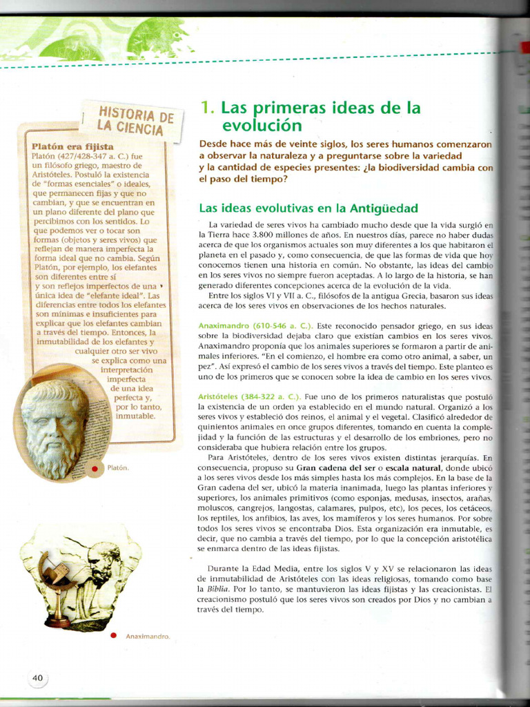 Biologia Texto Intensificacion 2 Act 1 | PDF