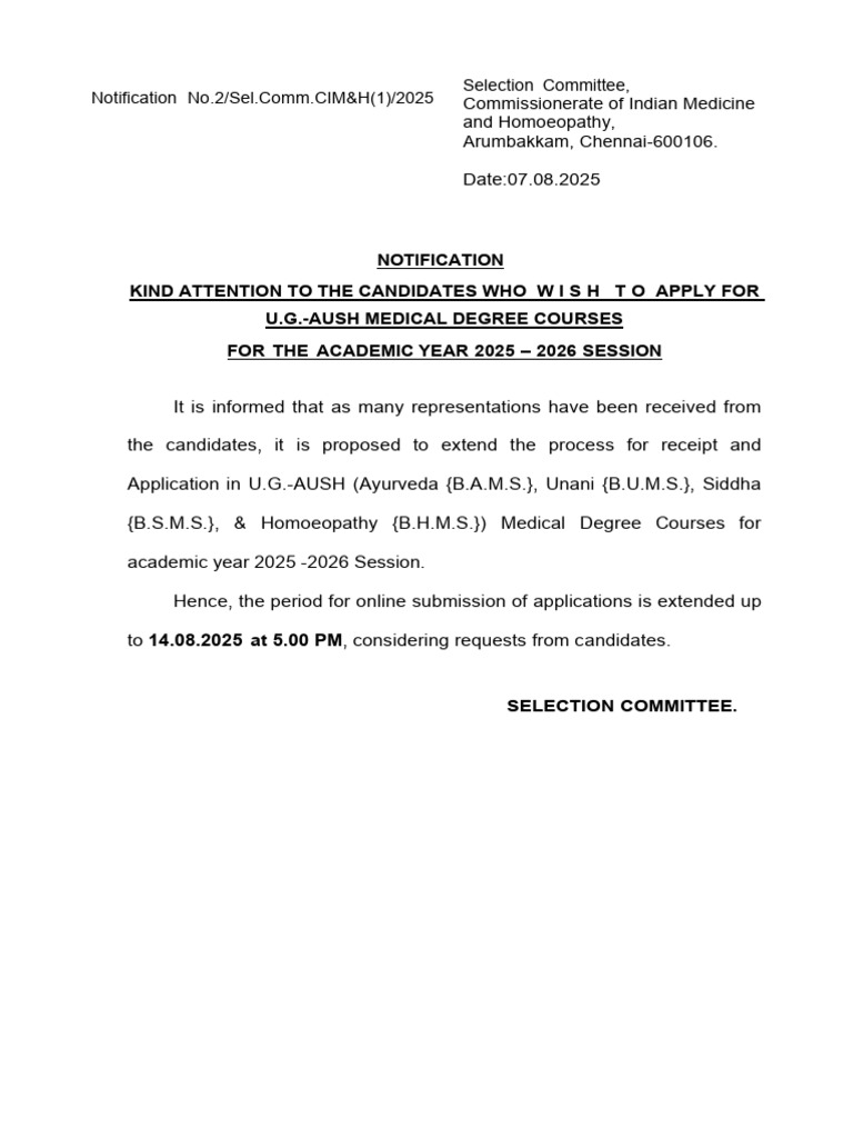 Notification | PDF