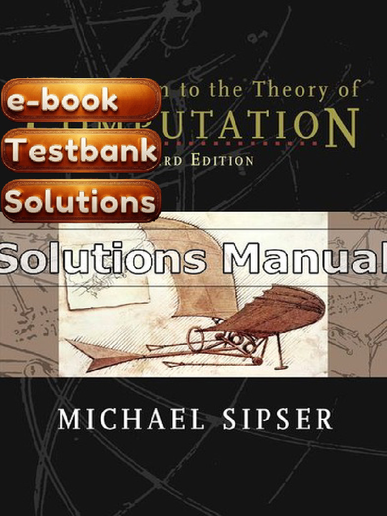 Testbank - Introduction to the Theory of Computation 3rd Edition by ...