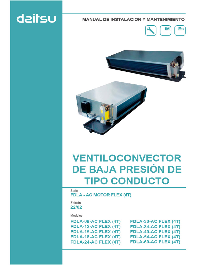 Fdla 09-60 Ac Flex Es | PDF | Tubería (transporte de fluidos ...