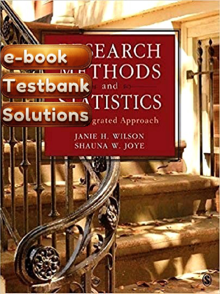 Testbank - Research Methods and Statistics Textbook by Furlong - E-Book ...