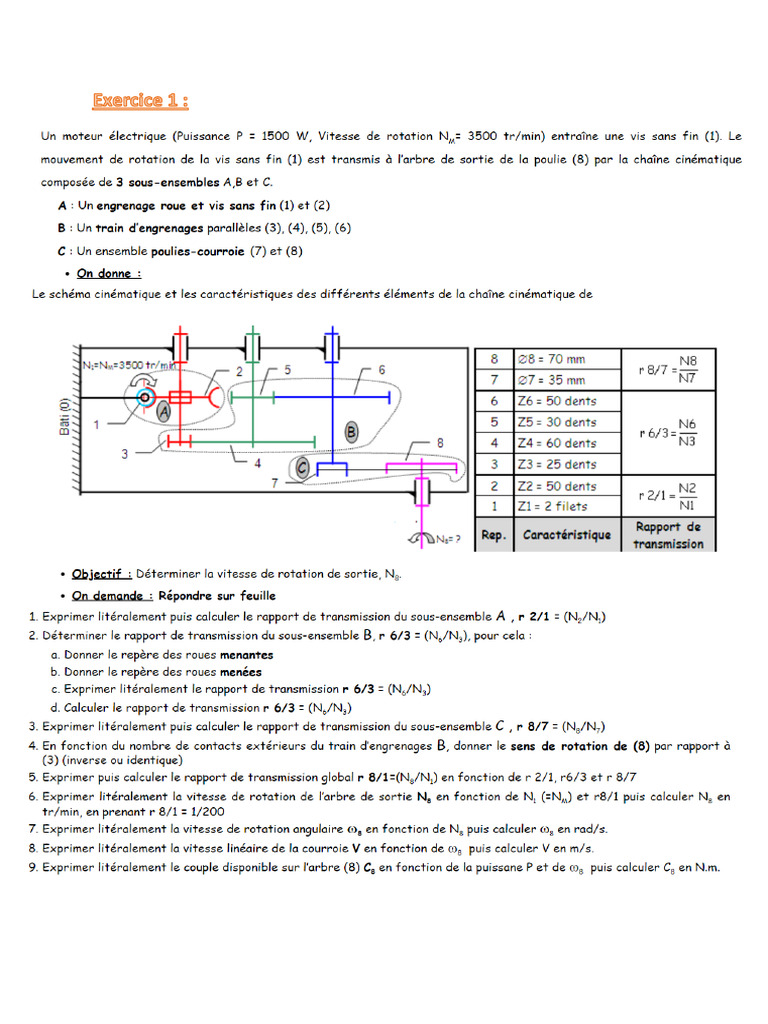 Exercice 2 Doc X | PDF