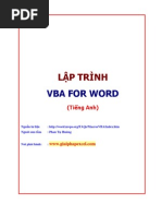 Lap Trinh VBA For Word