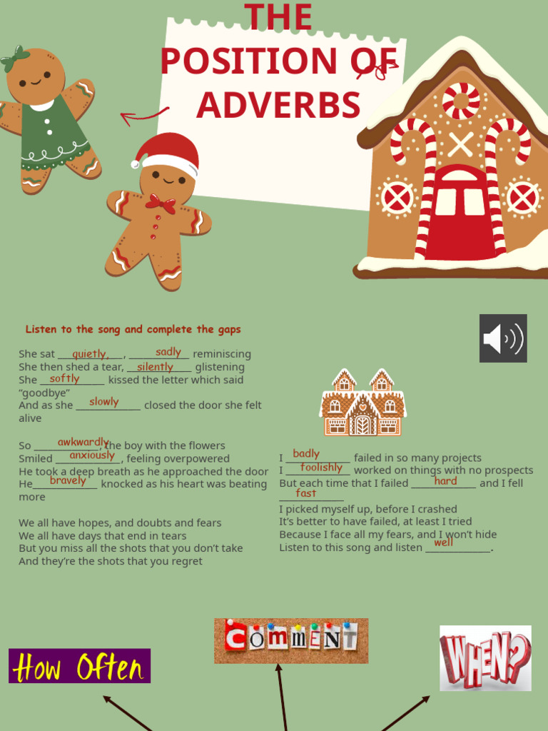 'The Position of Adverbs' Dosyasını Sizinle Paylaşıyorum | PDF | Adverb ...