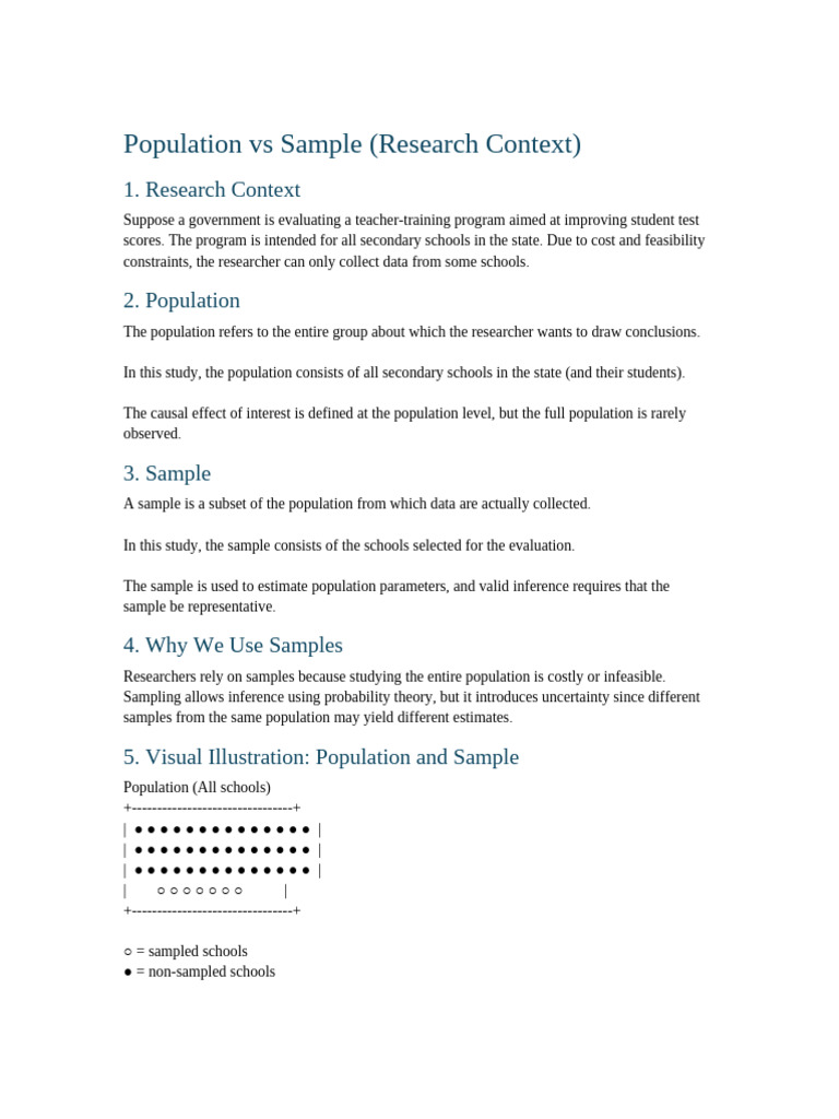 Student Notes - Types - of - Sampling | PDF | Sampling (Statistics ...