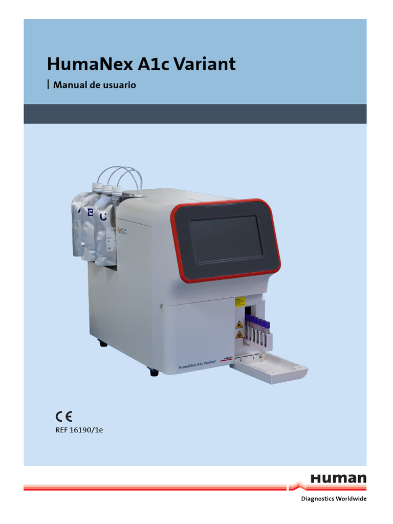 User-Manual - E-1 HumaNex A1c Variant | PDF | Cromatografía líquida de ...
