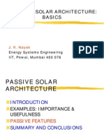 Passive Solar Architecture 