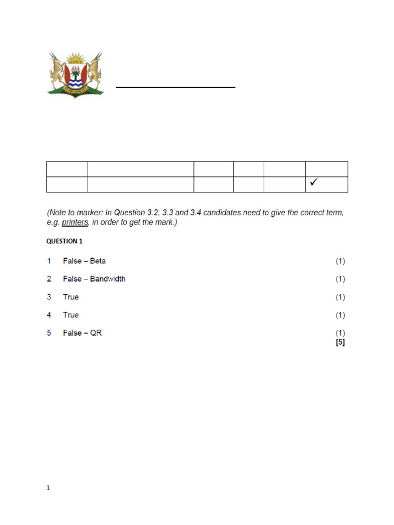 00 CAT GR 12 Worksheet 95 Answer Sheet | PDF