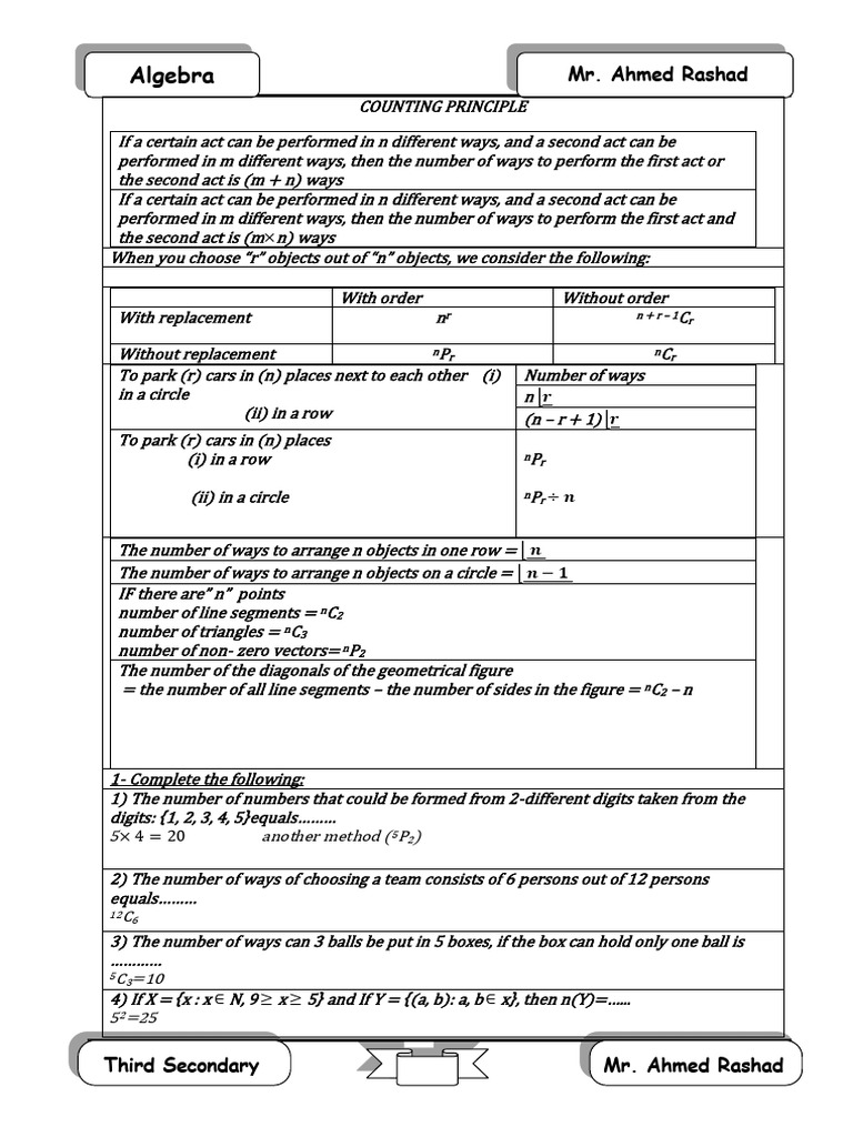 Algebra | PDF | Mathematics | Algebra