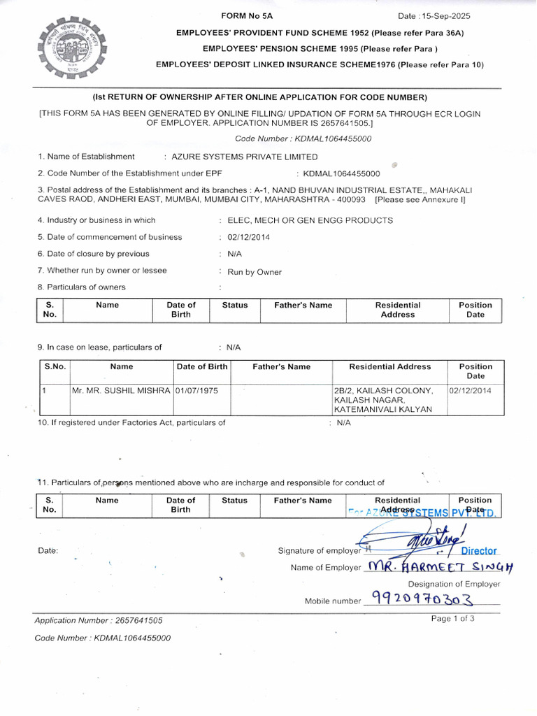 FORM 5A | PDF