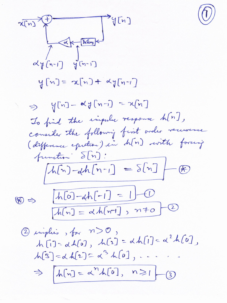 AdditionalLecNotes First Order (Discrete-Time) | PDF