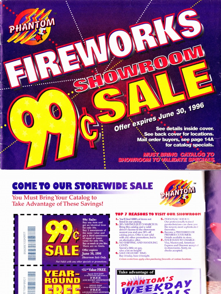 Phantom Fireworks Price Catalog 2023 | PDF | Business