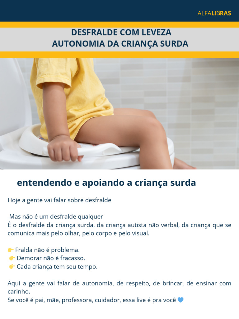 Como Desfraldar Ensinar Autonomia para Crianca Surda | PDF | Comunicação
