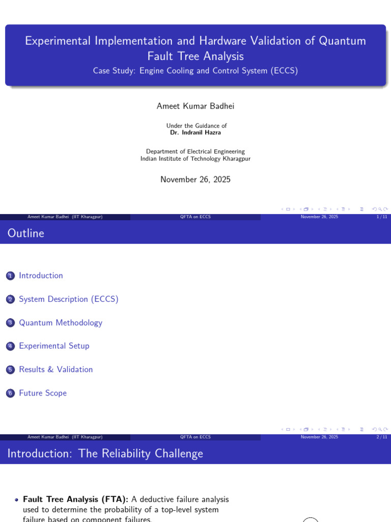 PresentationECCSQFTA Tex | PDF | Applied Mathematics | Theoretical ...