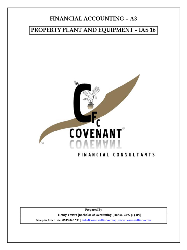 Property, Plant and Equipment - Ias 16 | PDF | Fixed Asset | Depreciation