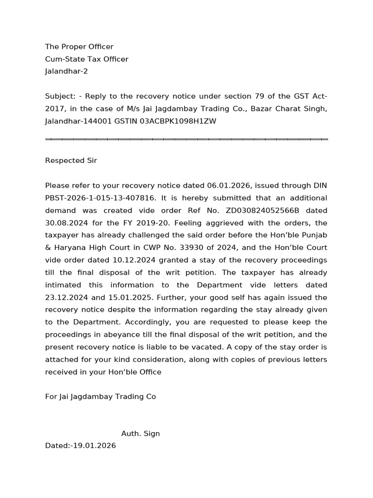 Recovery Letters | PDF | Taxes | Government Finances