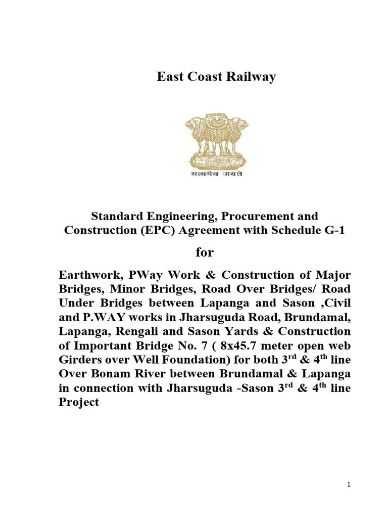 Draft EPC Agreement 2025057 | PDF | Subcontractor | Liquidation