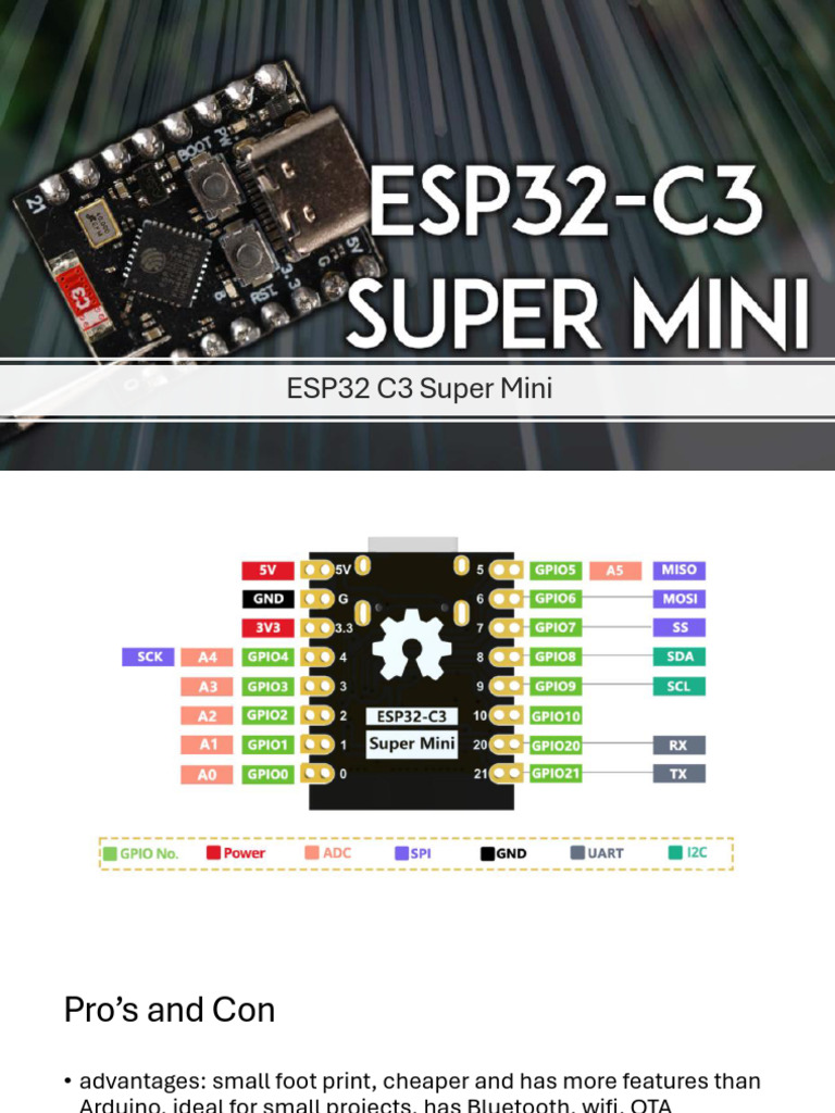 ESP32 C3 Super Mini | PDF