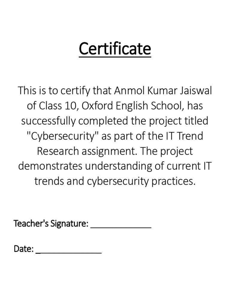 Class 10 IT Project | PDF | Artificial Intelligence | Intelligence (AI ...