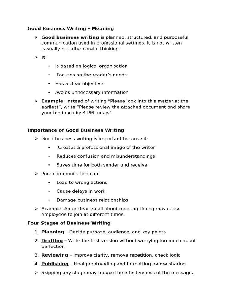 Good Business Writing | PDF | Writing | Communication