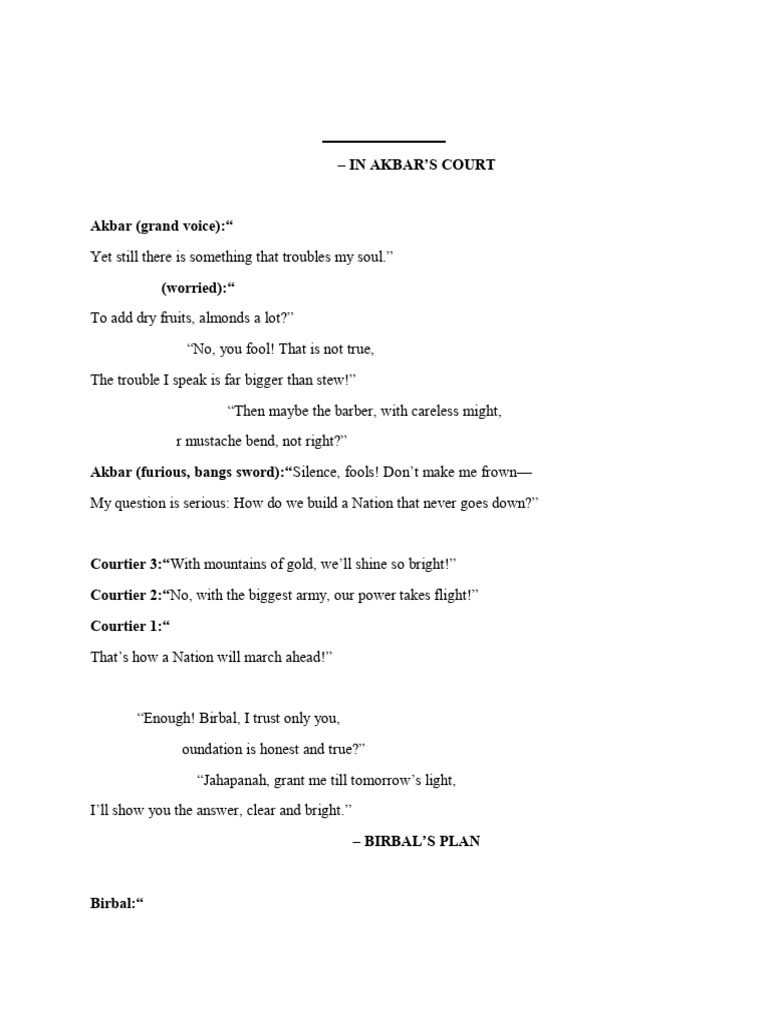 Assembly Skit Final | PDF