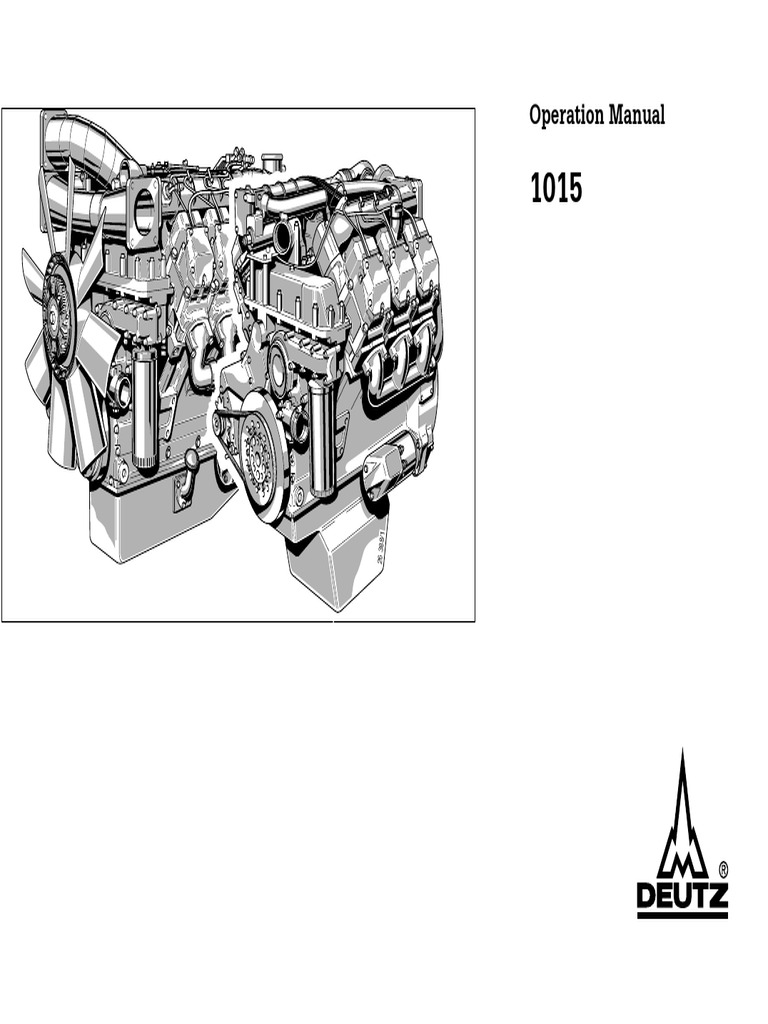 Bf6-1015c-II Operating Manual Deutz Engine | PDF | Internal Combustion ...