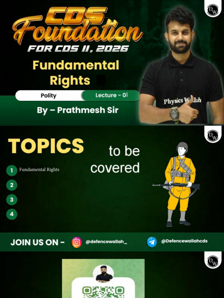 Fundamental Rights 1 | PDF