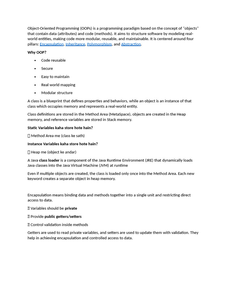 Oops 1 | PDF