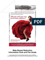 Male Breast Reduction Information Pack With Fee Guide