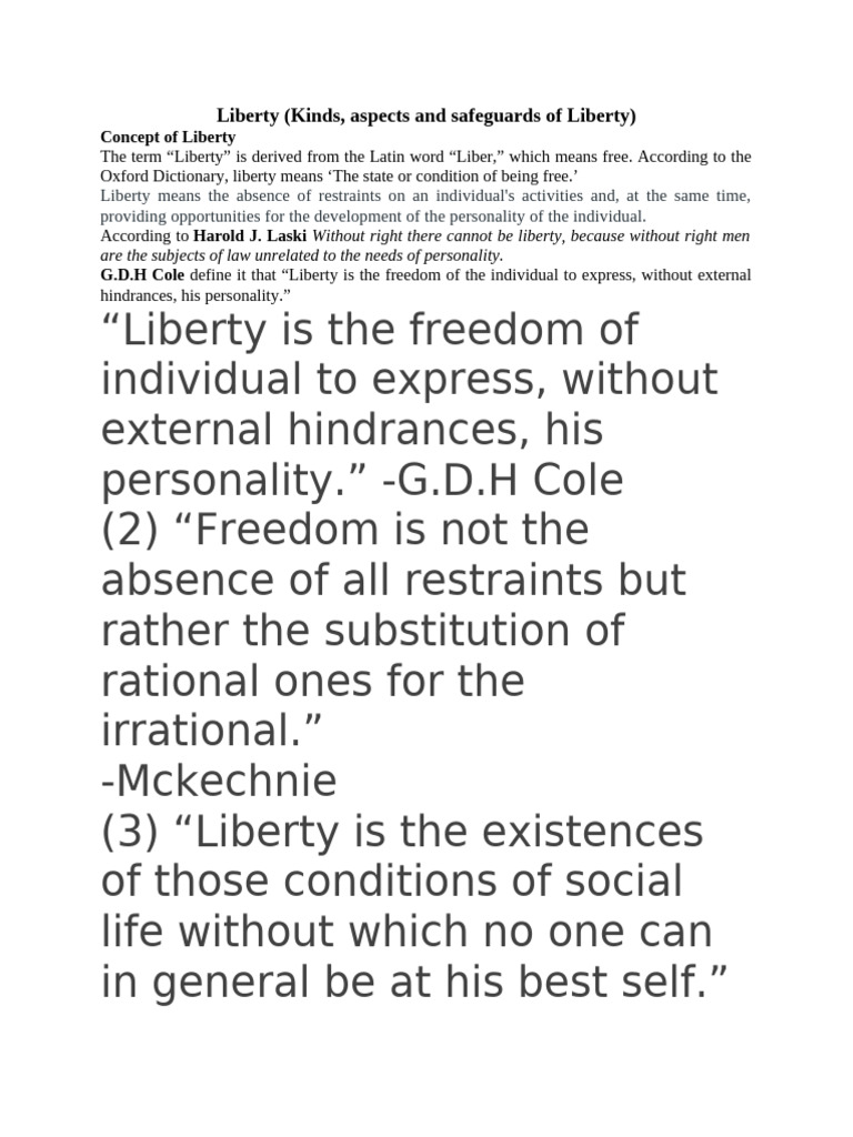 Lecture 12 Political Science | PDF | Liberty | Civil Liberties