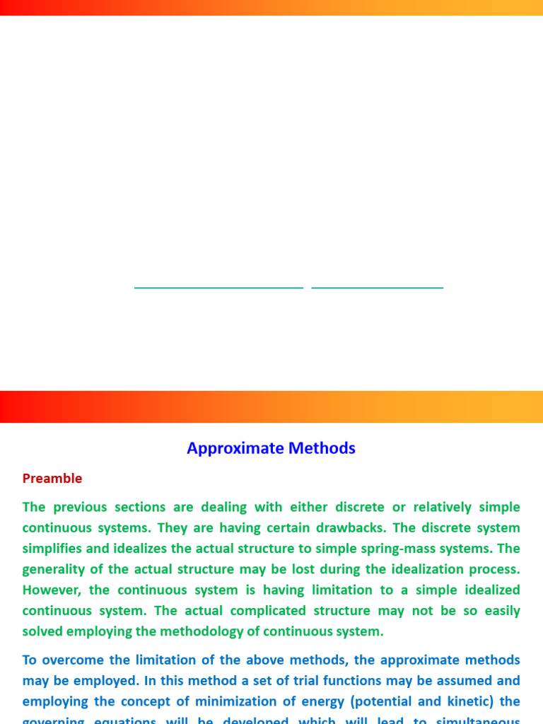 3 - Approximate Methods | PDF | Lagrangian Mechanics | Normal Mode