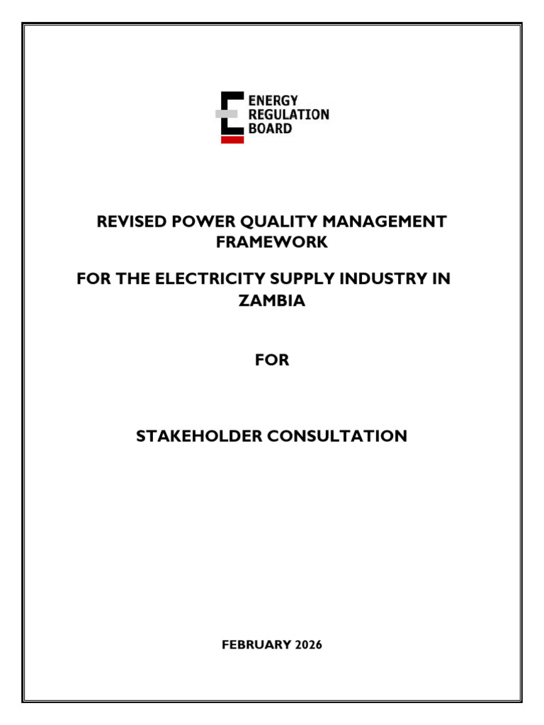 Power Quality Management Framework | PDF | Electrical Grid | Quality ...