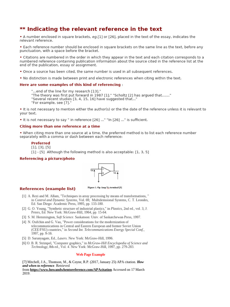 In Text Referencing | PDF | Bracket | Citation